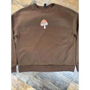 Shein Women's Sweatshirt Size XL Brown